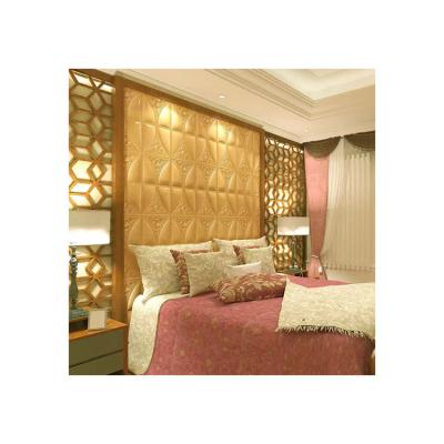 China Modern Price 3D Brick Maker Home Decoration Foam OU Flower Wall Stickers for sale