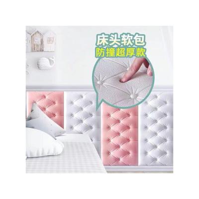 China Modern Good Quality Foam House Decoration PVC 3D Wooden Stickers for sale