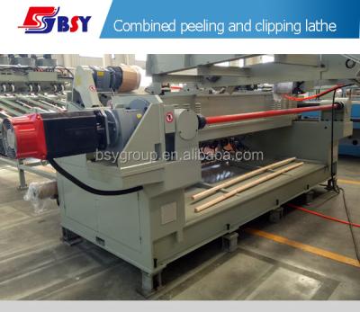 China Veneer Production Veneer Production CNC Wood Veneer Combo Peeling Machine Peeling And Cutting for sale