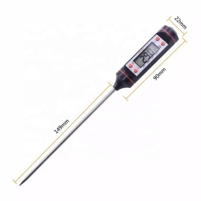 China Portable Household Electronic Household Thermometer Digital Food Meat Oven Probe Kitchen Thermometer Bbq Thermometer for sale