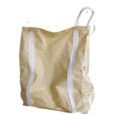 China Breathable Hot Sale 1ton 2ton Polypropylene Jumbo For Chemical Big Bag With Discharge Port for sale