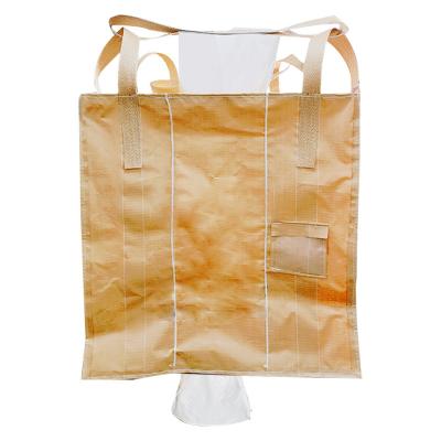 China 2 Ton Big Bag Jumbo FIBC Ton Bags Bulk Bag For breathable construction for sale