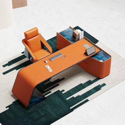 China Popular Regularity Design Executive Home Metal Meeting Drawers Modern Office Working Table for sale