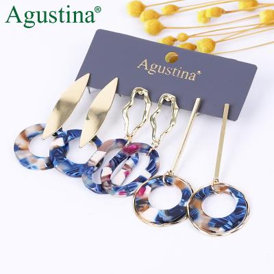 China BOHEMIA Agustina 2020 New Fashion Classic Acrylic Jewelry Hot Selling Classic Set Earrings for sale