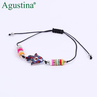 China 2021new BOHEMIA Agustina fashion eye color bead pendant bracelet for lady for sale