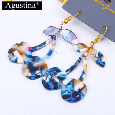 China New Experience Cute Fruit Cherry Agustina Acrylic Earrings Girl Earing Korean Fashion Earrings for sale