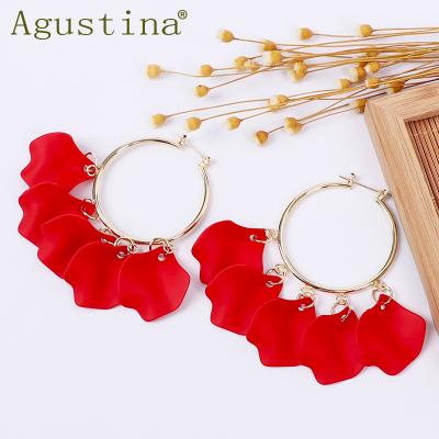 China BOHEMIA Agustina 2020 New Boho Jewelry Women's Gold Single Earrings Statement Earrings Shape Earrings Gold Circles Earring for sale