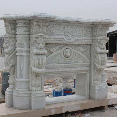 China Rainbow Color Laminar Jet Hand Carving Stone Wall Relief Natural White Marble Sculpture for sale