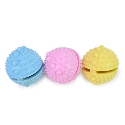 China Hot Direct Function Wholesale Leakage Factory Sales Dog Toy Tool Dog Toy Stocked Cleaning Rubber Ball for sale