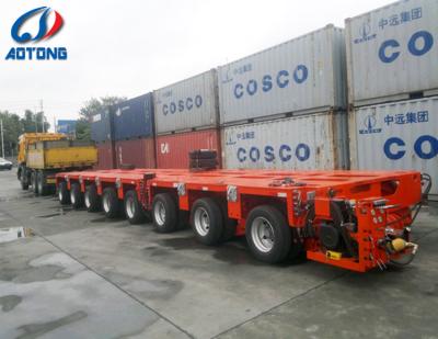 China Hydraulic Multi Axle Transport Semi Trailer Multi Axle Bridge Beam Steerable Modular Trailer for sale