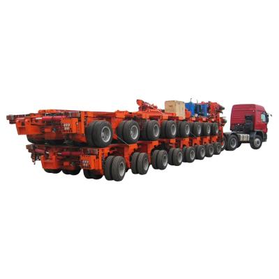 China Truck Trailer Goldhofer Type 9 Axles Hydraulic Modular Trailer / Multi Axles Semi Trailer for sale