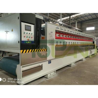 China Hotels 24 Heads Stone Slab Polishing Machine Production Line for Marble and Granite Slab Tile Strips Polishing Processing for sale