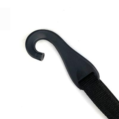 China J Hook Hanger Hook Plastic Bag Odorless Eco-friendly POM Material 25 Mm Webbing J Shape Hook for sale