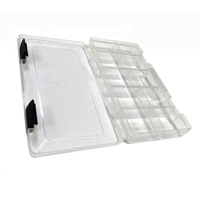 China Fishing Bait Box High Quality Plastic Fly Fishing Pilot Box Large Capacity Various Sizes A Box To Preserve Artificial Bait for sale