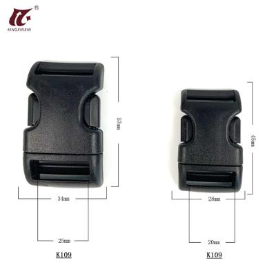 China Eco-friendly professional nylon side release buckles style webbing loops for outdoor bag for sale