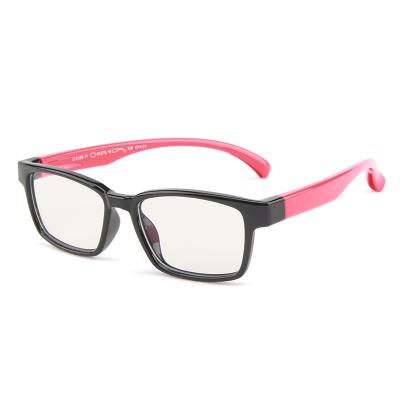 China New Pattern Kids Superhot Glasses 15756 Fashion Colorful Blue Light Blocking Anti UV Glass Frame Safety Computer Eyewear Glasses for sale