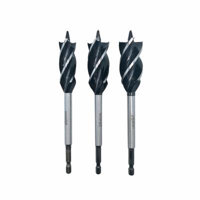 China Used For Trimming And Carving Wood LAVIE 8 To 25mm Wood Twist Bit Auger Drill Bit Four Cutters Drilling Cutting For Woodworking DB03020A for sale