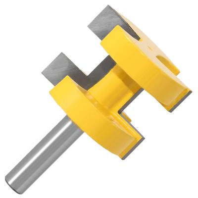 China Used For Trimming And Carving LAVIE 2pcs 8MM Wood Leg T-Slot Square Tooth Tenon Bit Countersink Cutter Carving Router Bit For Woodworking Tool C08-155 for sale