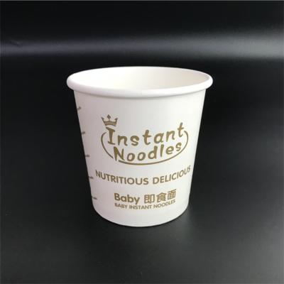 China Customized Printing Recyclable 12oz Paper Cup Instant Noodle Disposable Paper Cup for sale