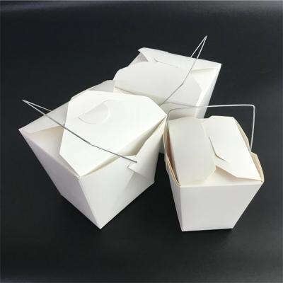 China Hot Selling Recyclable Take Away Food Grade Recycled Kraft Paper Folding Lunch Box For Fast Food Packaging for sale