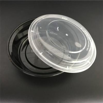 China 750ml PP Food Container Recyclable Disposable Microwavable Plastic Lunch Box for sale