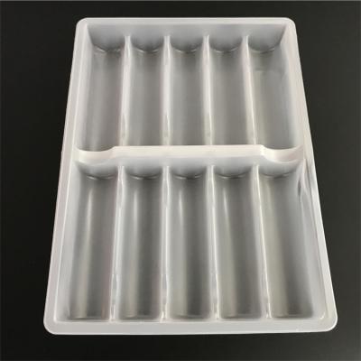 China Recyclable Frozen Food Grade Dumpling Pack PET PP PVC Compartment Plastic Blister Tray for sale