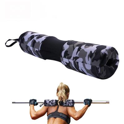 China Universal Barbell shoulder pad for standard Barbells with safety straps foam protection for squats and weightlifting hip thrusts lunges for sale