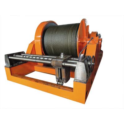 China 40 Ton AUTO Electric Bilge Boat Winch Drum With Line Spooler for sale