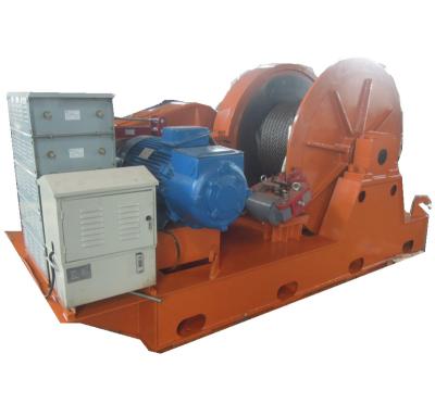 China AUTOMATIC slow winch with disc brake for building (electric or diesel powered) for sale