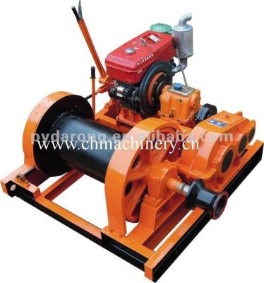 China AUTOMATIC DIESEL DRIVE WINCH for barge anchoring and mooring for sale