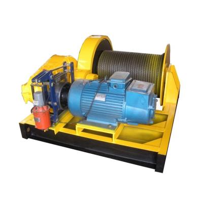 China CRANK 8 Ton Capacity Electric Winch Fixed On One Layer Ground Wire Ropes for sale