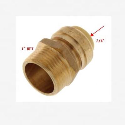 China Brass Low Lead Connector Fittings Adapter Quick Reduction for sale