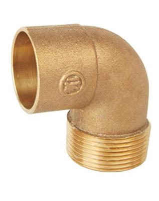 China Customized Plumbing Bronze Elbow Fittings Weld End Equal for sale