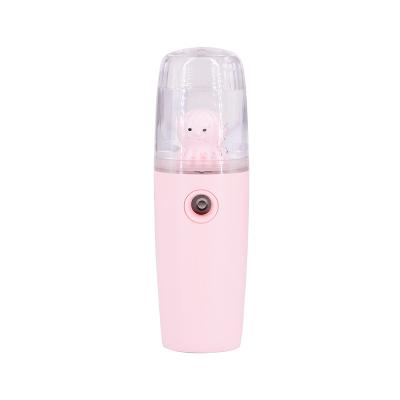 China Mini Handheld Face Steamer USB Rechargeable Nano Mist DEEP CLEANING Sprayer for Skin Moisturizing for sale