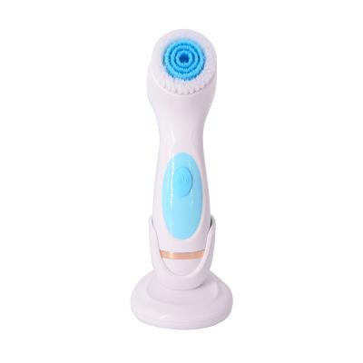 China 2020 Acne Treatment Sonic Silicone Face Scrub Device Waterproof Rechargeable Facial Cleansing Sweep Portable Electric Facial Cleanser for sale