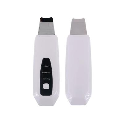 China 2021 Anti-Puffiness Deep Clean Facial Skin Scraper Electric Ultrasonic Skin Scrubber For Beauty Whitening Skin Scrubber Machine for sale