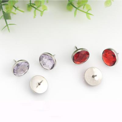 China High Quality Crystal Shank Buttons Leg Sofa Button Best Selling Crystal for sale