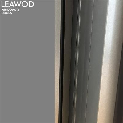 China LT145 Weatherproof Aluminum Patio Siding Doors With Double Tracks for sale