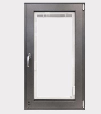 China Hot Sale LN68 Swing Window Hinge Frame Double Glazed Aluminum Tempered Glass Window for sale