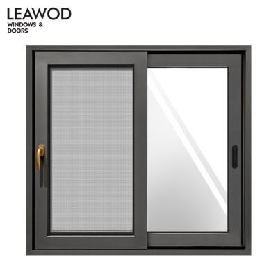 China Sliding LT138 Reliable Villa Double Glazed Aluminum Sliding Windows With Mosquito Net for sale