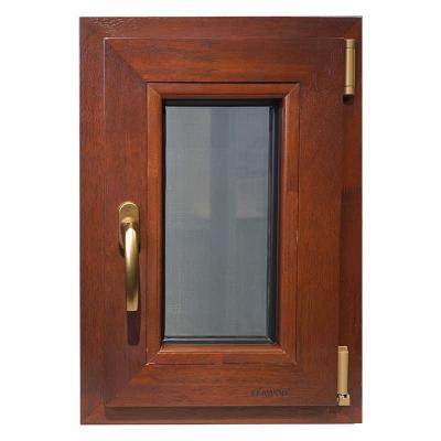 China KN68 Wood And Aluminum Composite Double Glazed Casement Window Glass Swing SAMPLE for sale