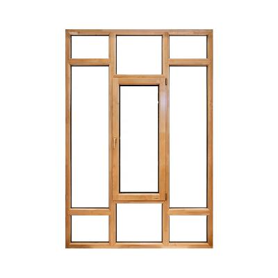 China Swing Villa Modern Design Luxury Solid Wood Casement Window for sale