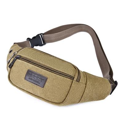 China Hot size high quality sports bag men and 2022 new women's leisure outdoor sports bag running mobile phone canvas bag wholesale for sale