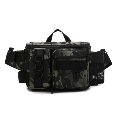 China 2022 new high quality Luya waist bag men large capacity camouflage bag outdoor multifunctional sports backpack cross - body fishing bag for sale