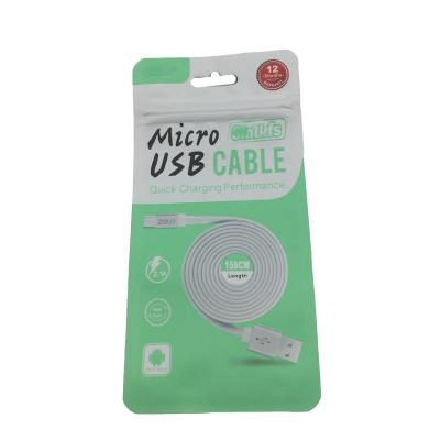 China Factory Price Recyclable Clear Plastic USB Cable Ziplock Bag For Mobile Phone Ear Phone Plastic Packing Bag for sale