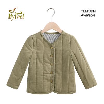 China 2021 New Anti-wrinkle Children's Autumn Winter Coats Little Girls Jackets Kids Coats With Double Dressing Way for sale