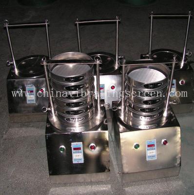 China Standard lab analysis test vibrating sieve from Hongyuan equipment for sale