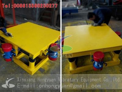 China Concrete Mould Vibrating Table from Hongyuan Vibratory Equipment for sale