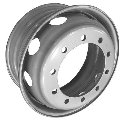 China Stainless Steel 22.5 Alloy Truck Wheel China Factory Steel Wheel Rim Steel Truck 9.00 X for sale