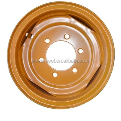 China Steel Agricultural Machine Wheel 9.00x15.3 For Tractor Tire 10-15.3 Tractor Wheel Rim Makers for sale